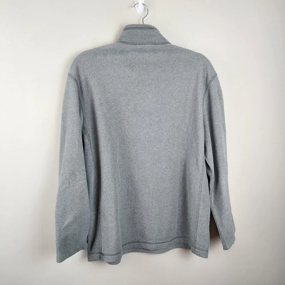 The North Face Men M Glacier 1/4 zip Fleece Pullover Gray